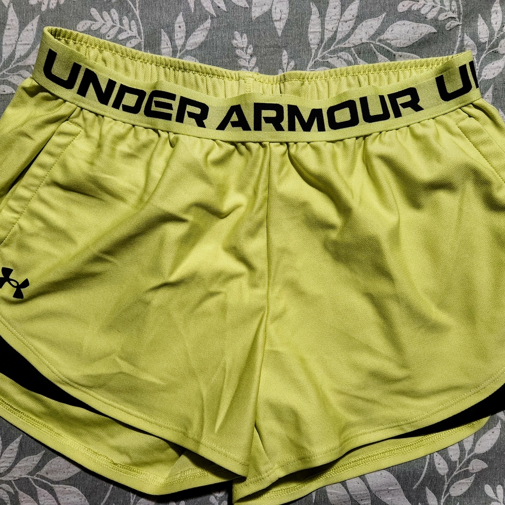 Under Armour Yellow Athletic Shorts